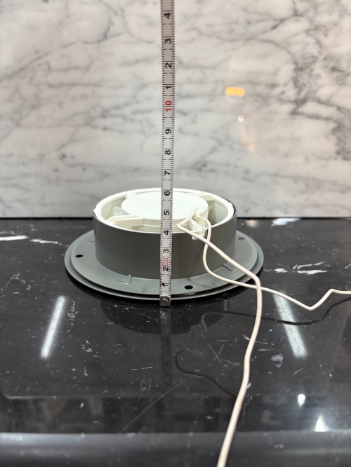 Диффузор на магнитах с вентилятором ТД100 серый орнамент фигурный крупный 100 мм